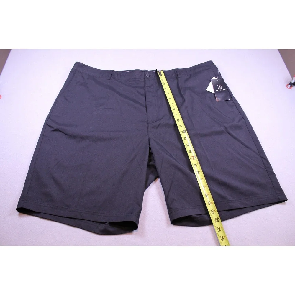 PGA Tour Mens Golf Shorts Black Caviar Active Stretch Waist Size 48 PVBS70G5DS